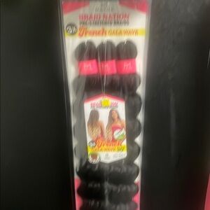 Black Pre-Stretched Braiding Hair